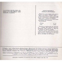 Przegląd Artystyczny. 1966. Nr 1 (29) (Styczeń-Luty 1966) / Leon Kudła / Maria Zdanowicz