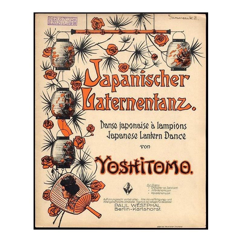 Japanischer - Laternentanz. (Aufzug - Valse - Abzug)