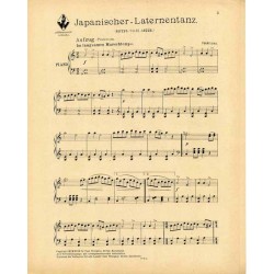 Japanischer - Laternentanz. (Aufzug - Valse - Abzug)