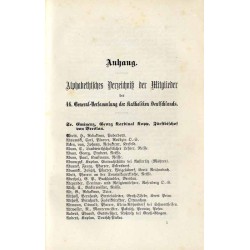Verhandlungen der 46. General Versamlung der Katholiken Deutschlands zu Neisse vom 27. bis 31. August 1899