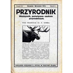 Przyrodnik. Miesięcznik, poświęcony naukom przyrodniczym. R. 1 (1924). Z.8/9 (Sierpień-Wrzesień 1924) / tablice barwne: Łoś Bób
