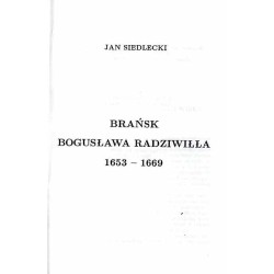 Brańsk Bogusława Radziwiłła 1653-1669