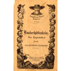 Louberhüttenkranz fer dien Eisig Herzfelder seiner Louberhütt. Zor Ergötzlichkeit fer die hochlöbliche Jüdenschaft an Schabbes u