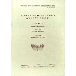Klucze do oznaczania owadów Polski. Cz.27: Motyle - Lepidoptera. Z.53g: Sówki - Noctuidae