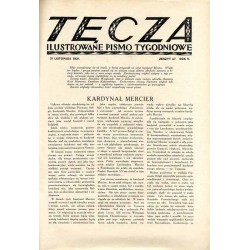 Tęcza. Ilustrowane pismo tygodniowe. R.5 (1931). Z. 47 (21 listopada 1931) / Jerzy Drobnik / Czesław Kędzierski i Knut Hamsun /