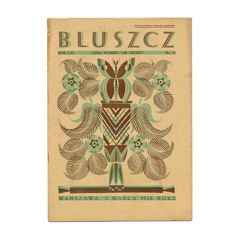 Bluszcz. Społeczno-literacki ilustrowany tygodnik kobiecy. R.61 (1928). Nr 10 (3 marca 1928)