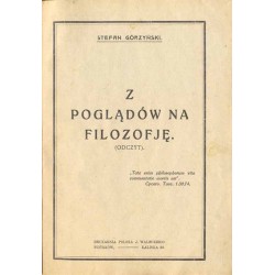 Z poglądów na filozofję (odczyt)