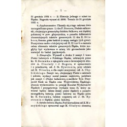Sprawozdanie z czynności Komitetu Wydawnictw Śląskich od marca 1933 do końca czerwca 1934