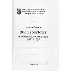 Ruch sportowy w województwie śląskim 1922-1939
