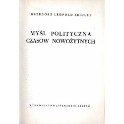 Myśl polityczna czasów nowożytnych