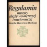 Regulamin musztry służby wewnętrznej i wartowniczej Związku Harcerstwa Polskiego