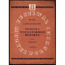 Piosenka warszawskiego murarza. Na głos z fortepianem