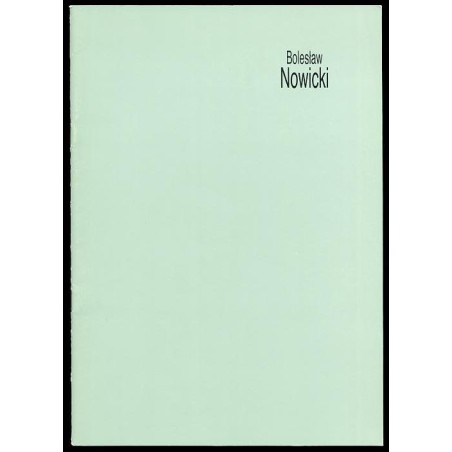 Bolesław Nowicki - retrospektywna wystawa malarstwa, Galeria Sztuki Współczesnej BWA, Katowice, grudzień 1992