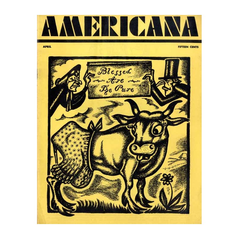 Americana. A Magazine of Pictorial Satire. 1932. Vol. I. No. 2 (April 1932)