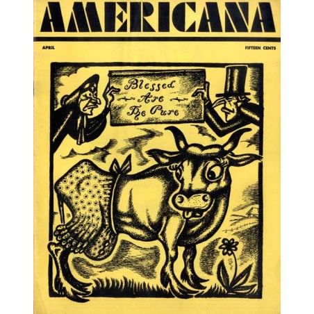 Americana. A Magazine of Pictorial Satire. 1932. Vol. I. No. 2 (April 1932)