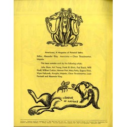 Americana. A Magazine of Pictorial Satire. 1932. Vol. I. No. 2 (April 1932)