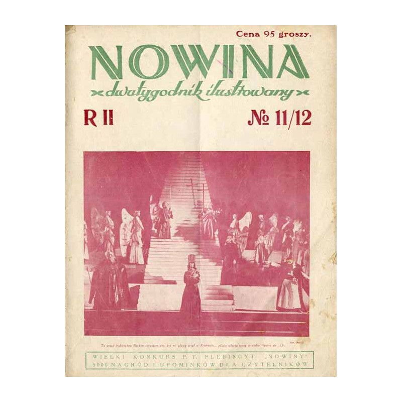 Nowina. Głos inteligencji. Dwutygodnik ilustrowany. R.2 (1927). Nr 11/12 (17 lipiec 1927)