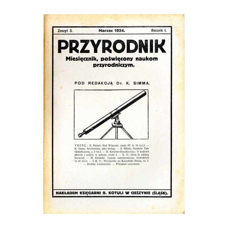 Przyrodnik. Miesięcznik dla młodzieży, poświęcony naukom przyrodniczym. R.1 (1924). Nr 3 (Marzec 1924) / Jezioro Wigry / Tatry