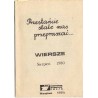 Przestańcie stale nas przepraszać... Wiersze