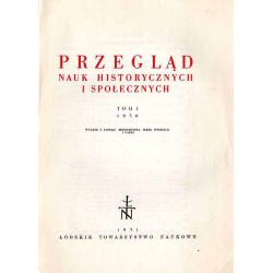 Przegląd Nauk Historycznych i Społecznych. T.1: (1950)