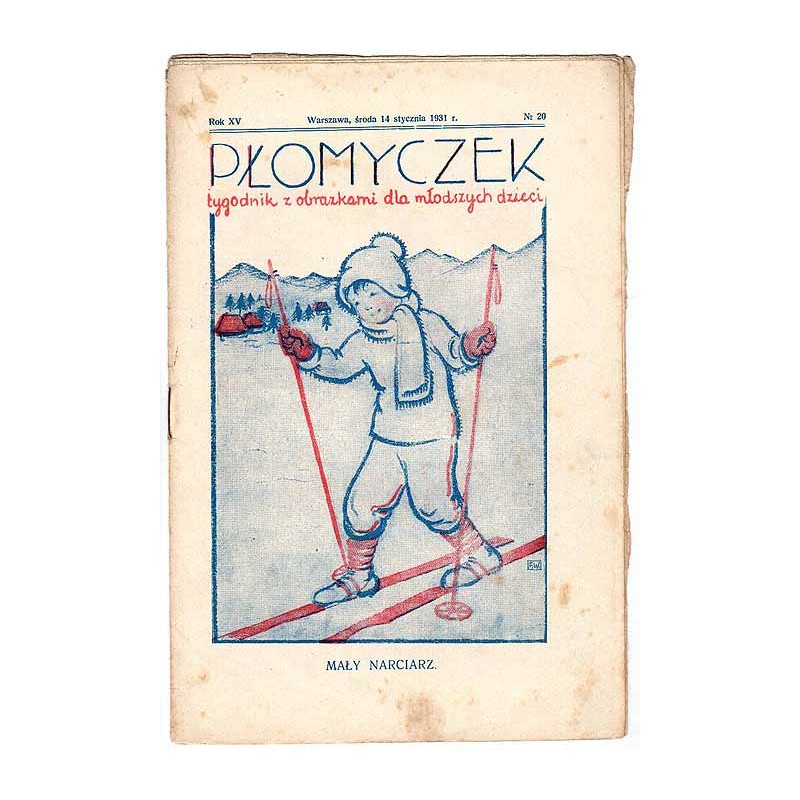 Płomyczek. Tygodnik z obrazkami dla młodszych dzieci. R.15 (1931). Nr 20 (14 stycznia 1931)