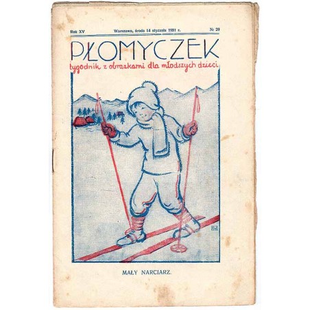 Płomyczek. Tygodnik z obrazkami dla młodszych dzieci. R.15 (1931). Nr 20 (14 stycznia 1931)