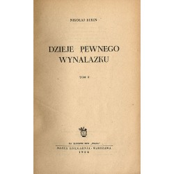 Dzieje pewnego wynalazku. 2t. w 1 vol