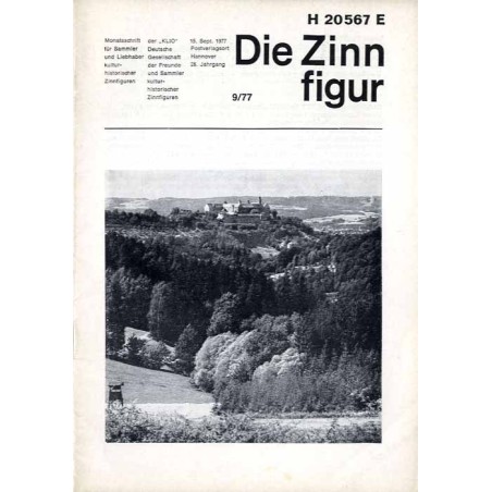 Die Zinnfigur. Monatsschrift für Sammler und Liebhaber kulturhistorischer Zinnfiguren. 26. Jahrgang (1977). Nr 9 (15. September