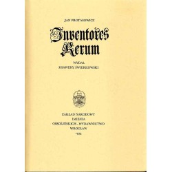 Inventores rerum. [albo Krótkie opisanie, kto co wynalazł i do używania ludziom podał 1608]