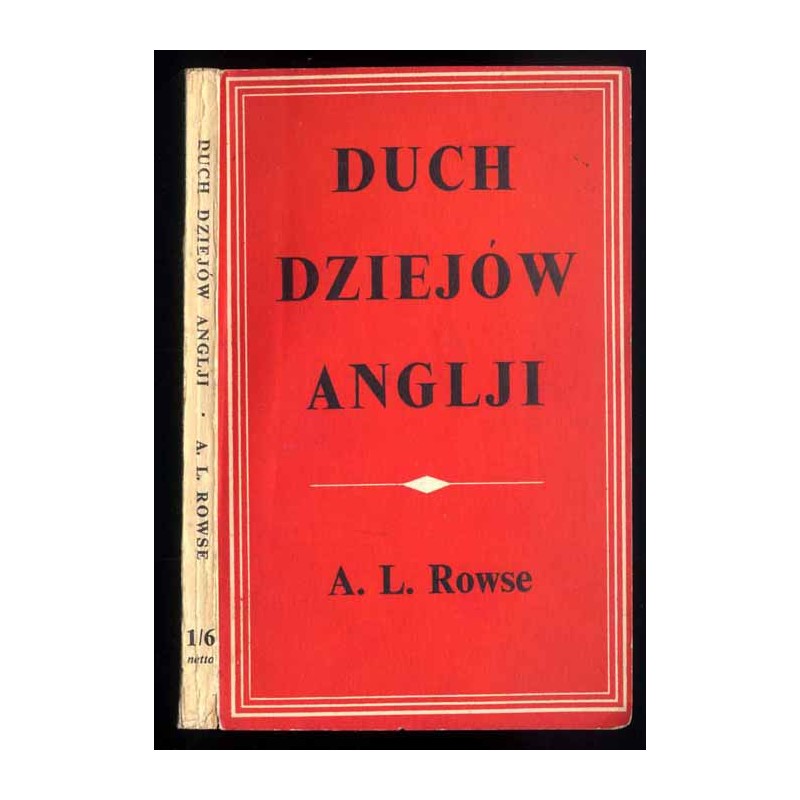 Duch dziejów Anglji