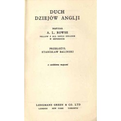 Duch dziejów Anglji