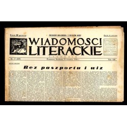 Wiadomości Literackie. Tygodnik. R.13 (1936). Nr 17 (649) (19 kwietnia 1936)