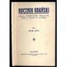Rocznik Gdański. Organ Towarzystwa Przyjaciół Nauki i Sztuki w Gdańsku. T.1 (1927) [reprint 1977]