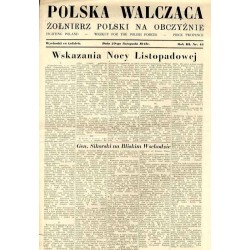 Polska Walcząca - Żołnierz polski na obczyźnie. Fighting Poland. Weekly for the Polish Forces. R.3 (1941). Nr 48 (29 listopada 1