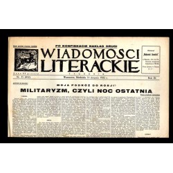 Wiadomości Literackie. Tygodnik. R.9 (1932). Nr 35 (452) (14 sierpnia 1932)