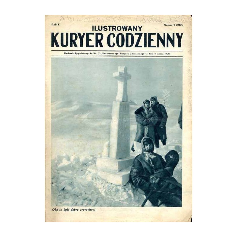 Ilustrowany Kurier Codzienny. Bezpłatny dodatek tygodniowy "Ilustrowanego Kuriera Codziennego" do nr 62. R.5 (1929). Nr 9 (212)