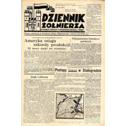 Dziennik Żołnierza. [...] Pismo żołnierzy I. Korpusu Panc.-Motorowego. R.3 (1942). Nr 129 (662) (3 października 1942) / Stalingr
