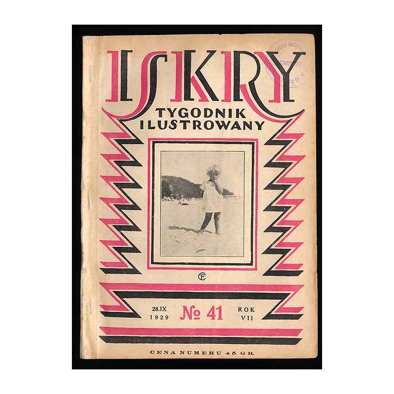 Iskry. Ilustrowany tygodnik dla młodzieży. R.7 (1929). Nr 41 (28 IX 1929)