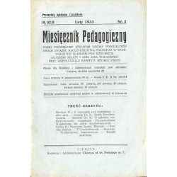 Miesięcznik Pedagogiczny. Pismo poświęcone sprawom szkoły powszechnej. Organ Związkowego Nauczycielstwa Szkół Powszechnych w Woj
