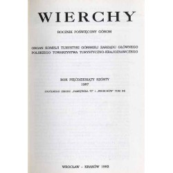 Wierchy. Rocznik poświęcony górom. Organ Komisji Turystyki Górskiej Zarządu Głównego Polskiego Towarzystwa Turystyczno-Krajoznaw