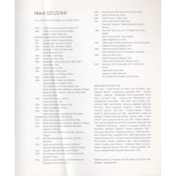 Marek Szczesny [Expositions du 10 janvier au 14 février 1998 à Gennevilliers et du 5 février au 21 mars 1998 à Paris]