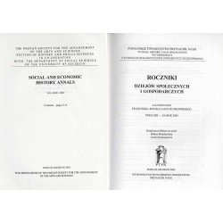 Roczniki Dziejów Społecznych i Gospodarczych. T.63 za rok 2003