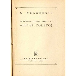 Znakomity pisarz radziecki Aleksy Tołstoj