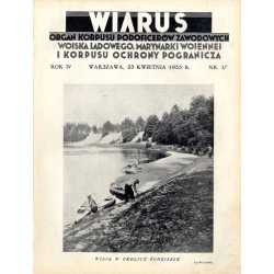 Wiarus. Organ Korpusu Podoficerów Zawodowych Wojska Lądowego, Marynarki Wojennej i Korpusu Ochrony Pogranicza. R.4 (1933). Nr 17