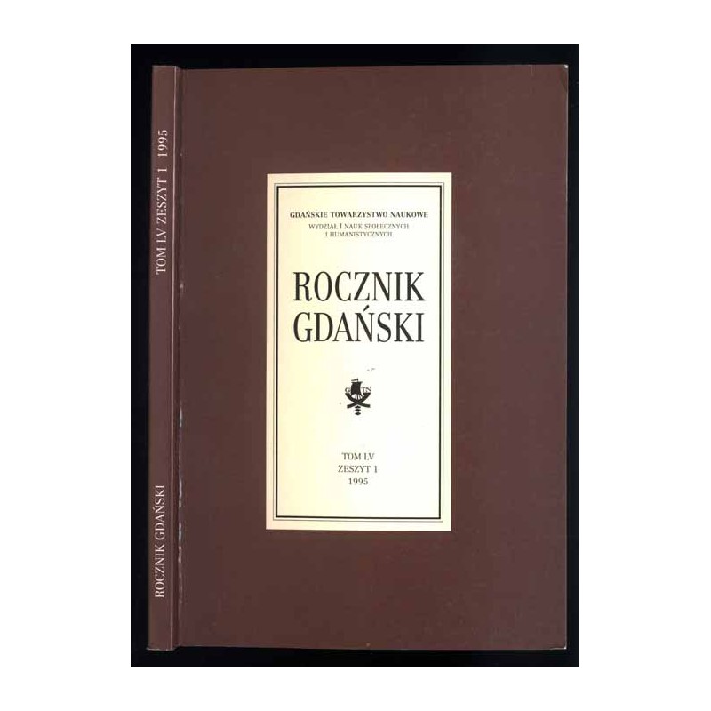 Rocznik Gdański. T.55. Z.1 (1995)