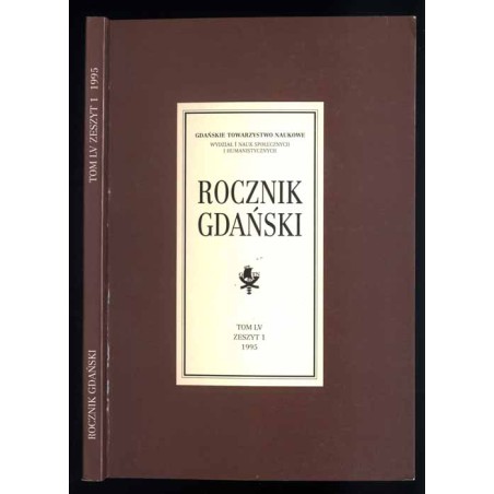 Rocznik Gdański. T.55. Z.1 (1995)