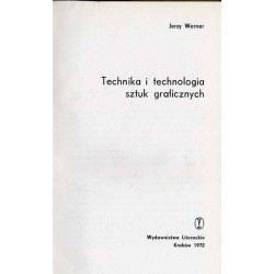 Technika i technologia sztuk graficznych