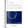 Studia z architektury nowoczesnej. T. 3