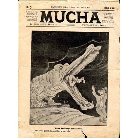 Mucha. R.62 (1930). Nr 5 (31 stycznia 1930) / Hjalmar Schacht