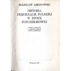 Historia demokracji polskiej w epoce porozbiorowej